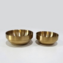 LA 티타늄 이중 탕기 2size 12cm 14cm 대접 국그릇, 2호(14)