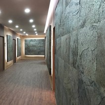 스톤베니어 휘는돌 아트월 셀프아트월 스타일월 대리석 카페인테리어 사무실입구인테리어, Jeera Green 1Box