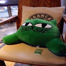 동물 쿠션 바디필로우 사랑스러운 녹색 고양이 새끼 인형 긴 몸 베개 부드러운 봉제 장난감 아이 소녀 소년 생일 크리스마스 선물 개, 4.waist cushion 1pc