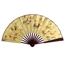 루하소 부체 합죽선 접이식 휴대용 접는 전통 부채
