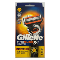 질레트 프로글라이드 파워 면도기 핸들 + 날, 1개, 1개입