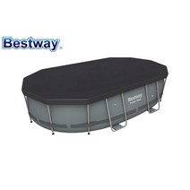 대형수영장 컨테이너수영장 이동식수영장 58425 Bestway 4.18x2.3m 커버 4.27x2.5x1m 파워 스틸 타원형 풀, 01 Only A Cover