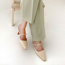 홍대언니 메리제인 미들힐 뮬슬리퍼 CA14X8206 (5cm)
