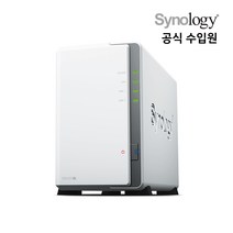 시놀로지 Synology DS220J NAS 스토리지 2베이 + NAS 하드 4TB+4TB