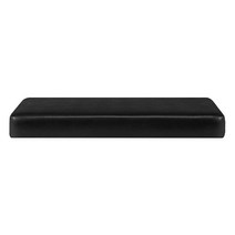 RV Loveseat 소파용 소파 쿠션 슬립커버 별도 케이스 소파 쿠션 커버, PU 가죽, 검은 색