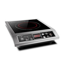 1구인덕션 2구인덕션 3구 업소용 영업용 휴대용 인덕션 3500W/220v 스테인레스 스틸 고전력 가정용 상업용, 02 EU, 01 220V
