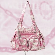 y2k 패션 핸드백 가방 빈티지 밀레니엄 스타일 레트로 디자인 키치 하이틴 일본 하라주쿠 스타일