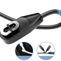 BESTWIRE 에프터 샥스 골전도 이어폰 AS800/S803/S810/오픈컴/오픈런프로/기종 호환 마그네틱 충전 케이블 1m, 1개