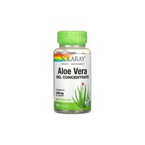 Solaray 솔라레이 알로에베라겔 Concentrate 100정 베지캡슐 알로에베라젤 Aloe Vera Gel