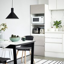 한샘 키친온 렌지대 수납형_높은장 2종/택1, 화이트(A)