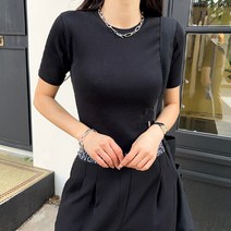 시크폭스 여성용 더따듯 피치 기모 반팔 티셔츠