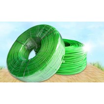 비닐하우스 조립식 미니 온실 농막 자재 옥상 베란다 소형 2mm--12mm 13--500m 녹색 pvc 코팅 스틸 와이어 로프 빨랫줄 케이블 교수형 벨트 클립, 8mm 40m
