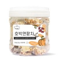 권뱅푸드 디카페인 국산 늙은호박 팥 호박팥차 티백 2g 50개입, 1통