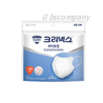 크리넥스 KF80 라이트핏 마스크 대형, 20개입, 6개, 0 White (화이트)