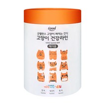 굿밸런스 고양이 짜먹는 간식 헤어볼 혼합 60p