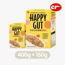 해피갓 갓구운 유기농 통곡물 크리스피 시리얼 40g x 10ea(상자), 400g+150g