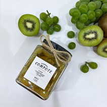 알레그리트 과일 잼 콩포트 키위 청포도 선물세트, 선물포장 O(+1500원), 380ml(+5000원)