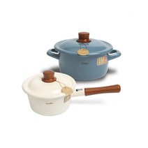 에지리 메이코튼 법랑 냄비 2종 세트(16 & 18cm) 코스트코