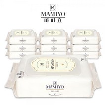 마미요 클래식 두꺼운 도톰한 유아 신생아 아기 물티슈 캡형 70매 10팩