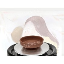 미니물레 미니어처만들기 도자기공예 회전판 핸드메이드 점토 공방 도자기만들기 화분 DIY, B. 플러그인 블랙 머드 + 염료 + 컬러 팔레트 +