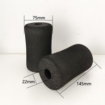헬스기구부속품피트니스 장비 스폰지 슬리브 Supine 보드 핸드스탠드 기계 아령 스툴 후크 풋 그립 교체 핸, 04 145mm