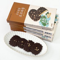 우도땅콩 초코와플 1+1 제주도 와플과자, 4box, 60g