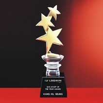 [알리다상패] 감사패 상패 부모님감사패 회사상패 감사패제작 트로피 블랙트로피 별트로피 (크리스탈메탈)ADS16-22