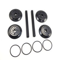 바퀴 업그레이드 원격 제어 부품 모터 적합 10254 기차 빌딩 블록 세트 Diy 전원 장난감, [20] 10Pcs Parts Set