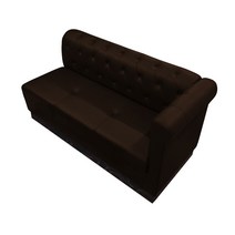 대성쇼파 클래식스타일 볼링장 대기 쇼파 2인용(B형), DS 152(브라운)