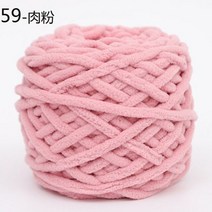 100g/공 다채로운 혼합 셔닐 양모 원사 두툼한 뜨개질 스레드 두꺼운 라인 부드러운 우유 면화 뜨개질 양모 스카프 스레드, 59-roufen