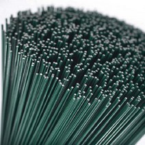 꽃철사/지철사 72cm 900g 1봉 녹색/밤색/흰색 3색상과 굵기 18호~27호 가격변동옵션 적용 리스틀 토피어리재료 미니분재 조화부케 화관 꽃치스 종이꽃 웨딩 만들기재료, 23호, 흰색