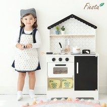 피에스타 우드 주방놀이 모던블랙