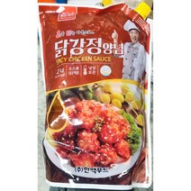치킨소스 2kg 닭강정양념 양념치킨소스 대용량 식자재