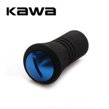KAWA 낚시 릴 EVA 손잡이 미끼 주조 및 스피닝 릴 크랭크 핸들 손잡이 베어링 7*4*2.5mm 낚시 액세서리, 파란색