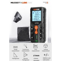Mileseey x5 laser distance meter medidor laser profesional laser distance meter trena laser metro la, 56레벨, 120m