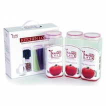 위withh_키친락 보관 용기 3P SET- K3000 밀페 냉장고정리함 밀폐 수납 양념통 주방용품 반찬 음식♥withy, ♥withyou!