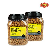 머거본 견과간식 빅사이즈 꿀땅콩 1.5kg x2통, 2개, 상세설명 참조