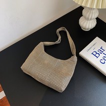 트렌드 라인석 핸드백 여성용 가방 다이아몬드 숄더 백 지갑 숙녀 크로스 바디 샤이닝 클러치