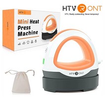 날인기 불박기 생산날짜 유통기한 자동 인쇄기 HTVRONT-휴대용 미니 열 프레스 기계 티셔츠 인쇄 DIY 쉬, 02 Vibrant Orange_03 UK