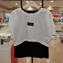 JCB NC05 주니어 여아 여름 볼레로 반팔티+나시 세트 JBK8S356 GSW