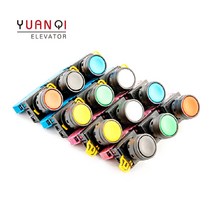 Yaunqi IDEC 자동 잠금 리셋 플랫 헤드 단추 스위치 22mm YW1B-M1E10 YW-E10