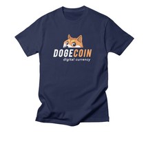 도지코인 굿즈 로고 티셔츠 라운드넥 반팔 doge 코인