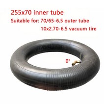 전기 스쿠터 타이어 255x70 진공 70/65-6.5 균형 자동차 10 인치 내부 튜브 솔리드, 07 0 degree