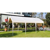 야외 주차장 차고지 캐노피 방수 가제보 차광막 천막자동차 텐트 차고 주차장 홈 천막 두꺼운 비 창고 야외 창고 전염병 예방 광고 스톨 텐트, 5x5 [천 없음]