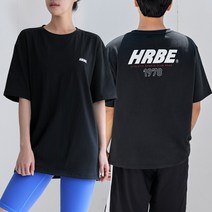 헤링본 남여공용 데일리 상의 반팔 쿨티셔츠 상의 기능성 오버핏 트레이닝 루즈핏 스포츠 TF107