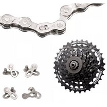 시마노 호환 MTB 로드 싸이클 자전거 체인 6단~11단, D
