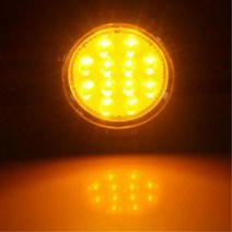 각도조절 차량 보조경광등 서치라이트 구급차 렉카 경호 비상등, 옐로우, 1개