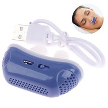 휴대용 양압기 코골이 방지기 수면 무호흡 블루 마이크로 전기 소음 장치 중지 보조 스토퍼 스마트 EMS 펄스 사운드, 2.XB001