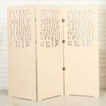 아름데코 자작합판 파티션-대(쓰리피스), 열대나무