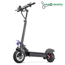 [나노휠]전동킥보드 AIR1000W Plus+60V21Ah, 상세설명 참조, 블랙 (21Ah)/선택안함(택배)